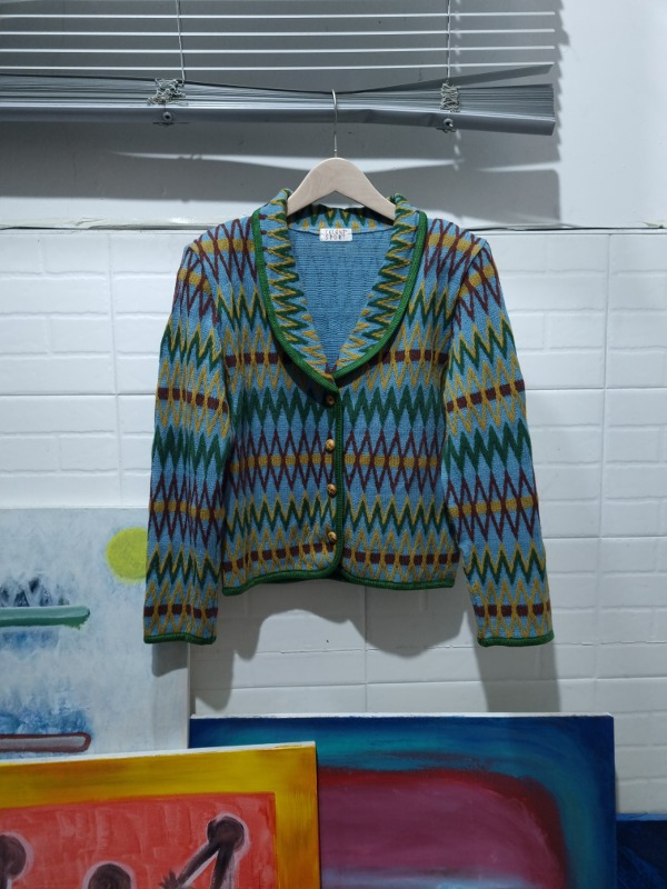 CELENT SPORT pattern knit jacket